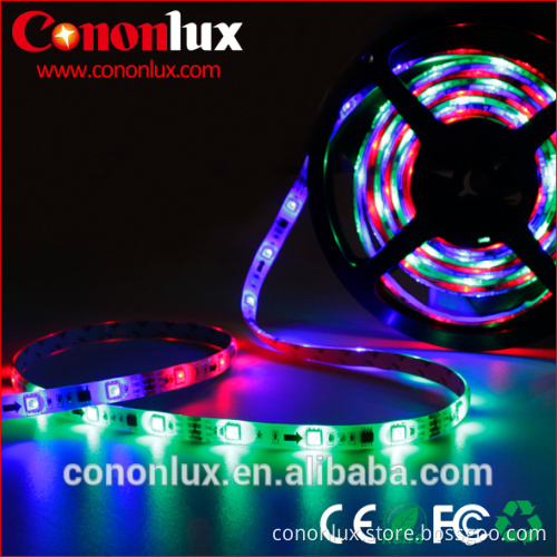 2 Years warranty IP65 waterproof addressable RGB LED strip 5050 with IC digtal